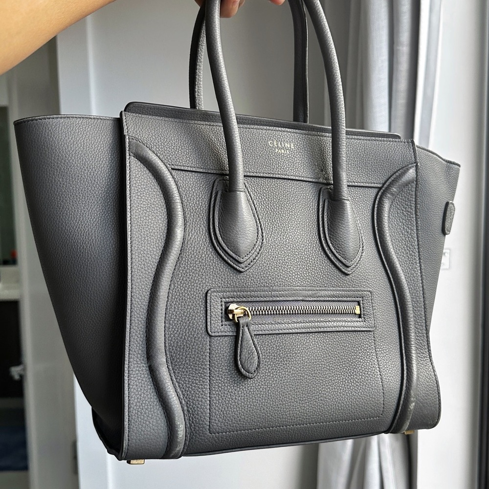 MICRO LUGGAGE HANDBAG IN BABY DRUMMED CALFSKIN